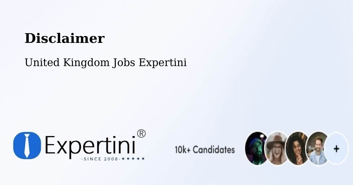 Disclaimer – Theale - United Kingdom Jobs Expertini
